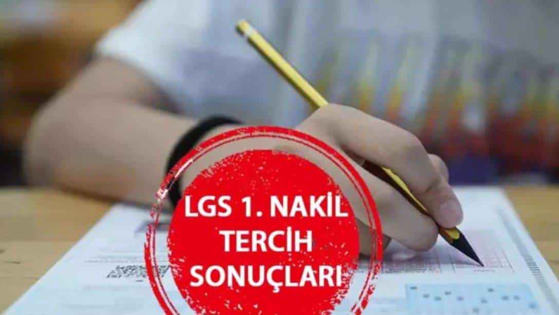 LGS 1.Nakil Sonuçları Sorgulama Ekranı